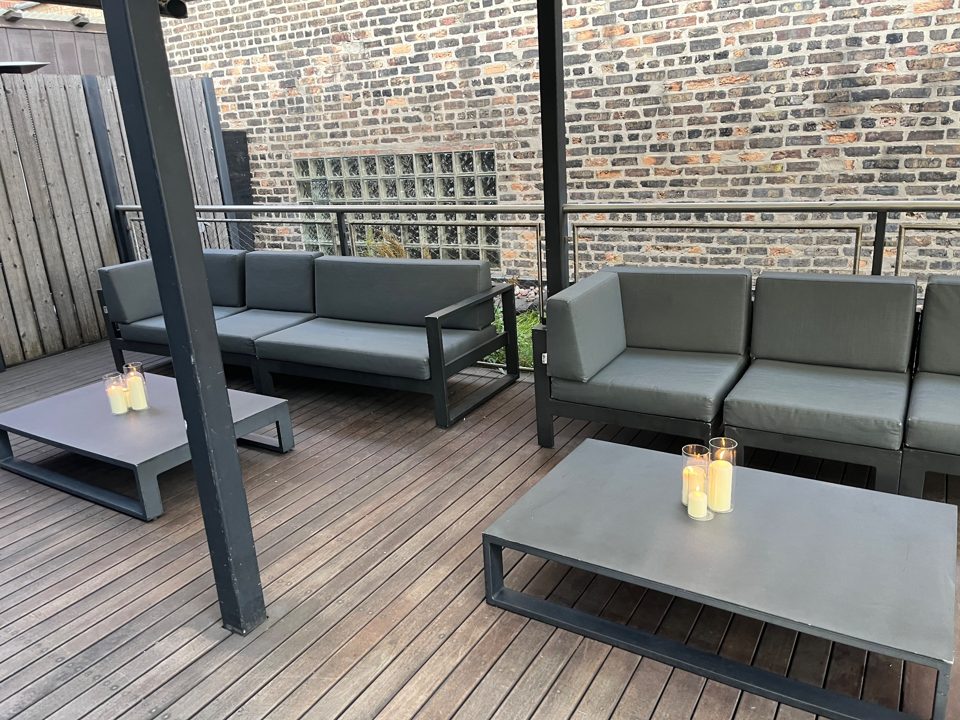 Pillar Candles for Bar and Lounge Tables by Southside Blooms