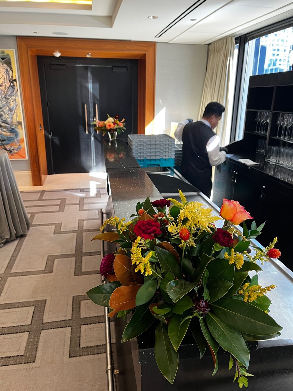 Bar Arrangement by Southside Blooms