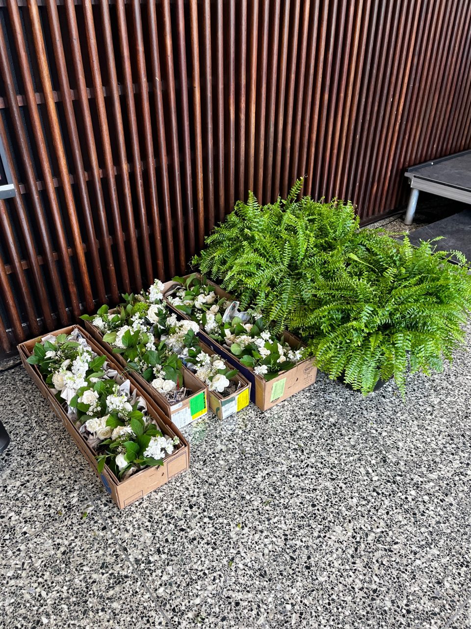 Drop off Delivery + Rental Return @7pm by Southside Blooms