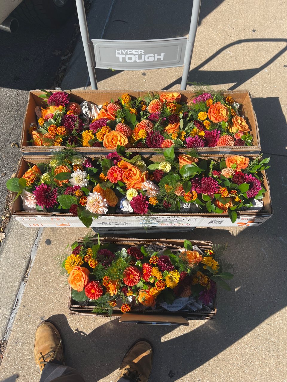 Small Garden Centerpieces by Southside Blooms
