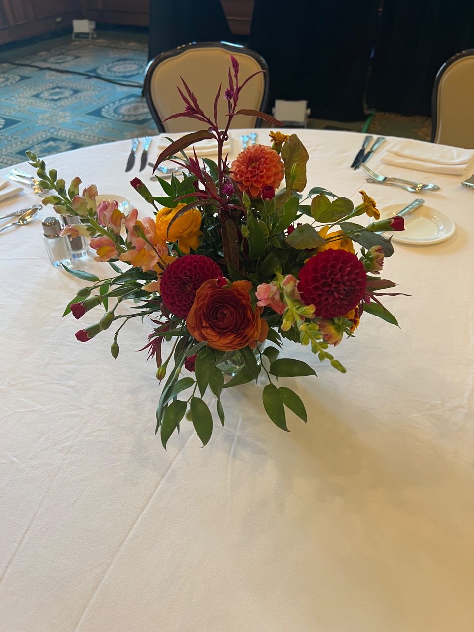 Large Garden Floral Centerpieces by Southside Blooms