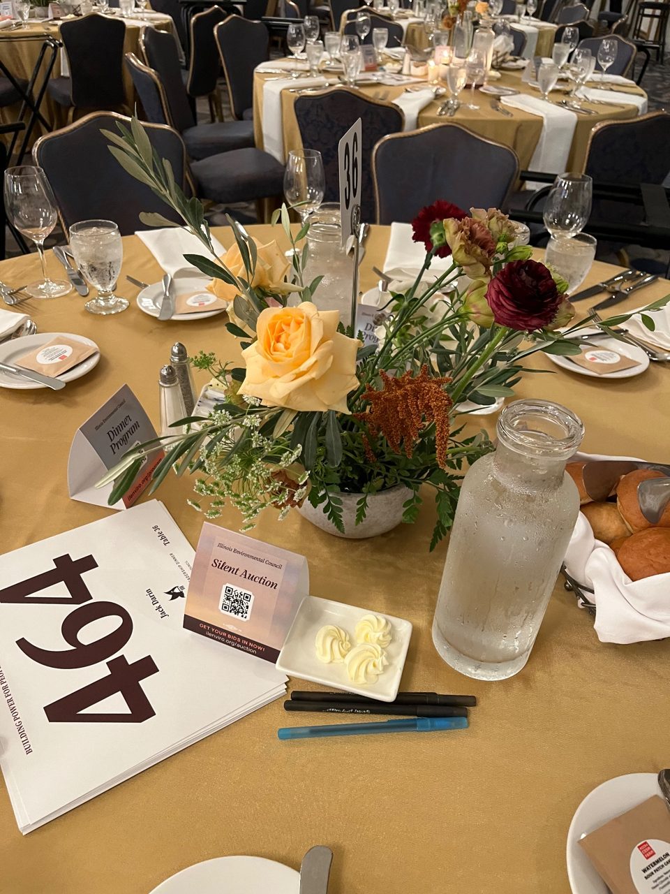 Centerpiece Style 1: Ceramic Ikebana Inspired Arrangement by Southside Blooms