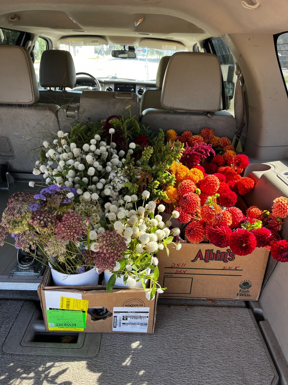 Loose Flowers and Greenery by Southside Blooms